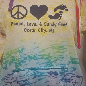 Ocean Drive Tops - Tie-dye Hoodie, L Ocean Drive Tops - Tie-dye Hoodie, L